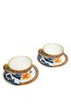 2-Piece Nescafe Cups with Rustic Pattern Gift Package