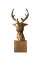 Cubic Gold Deer Bust Trinket