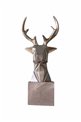 Cubic Silver Deer Bust Trinket