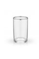 Plain Coffee Side 6-Silver Water Glass