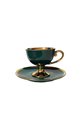 Victoria Series Green Set of 6 Cups
