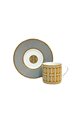 Mosaic Pattern Orange 6-Piece Cup Set