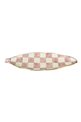 Checkered Pink Leaf Plate