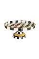 Checkered Black 35cm Round Stand