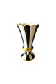 Damalı Siyah 22cm Demet Vazo