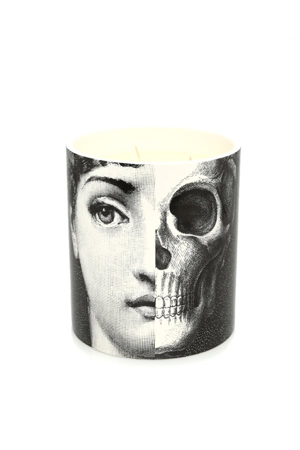 Skeleton Face Candle