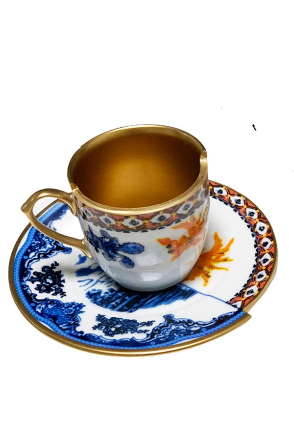 Two Patterned 6-Piece Coffee Cup