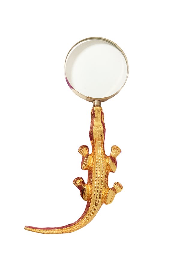 Gold Alligator Magnifier