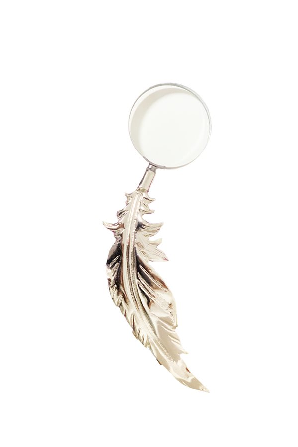Silver Feather Magnifier