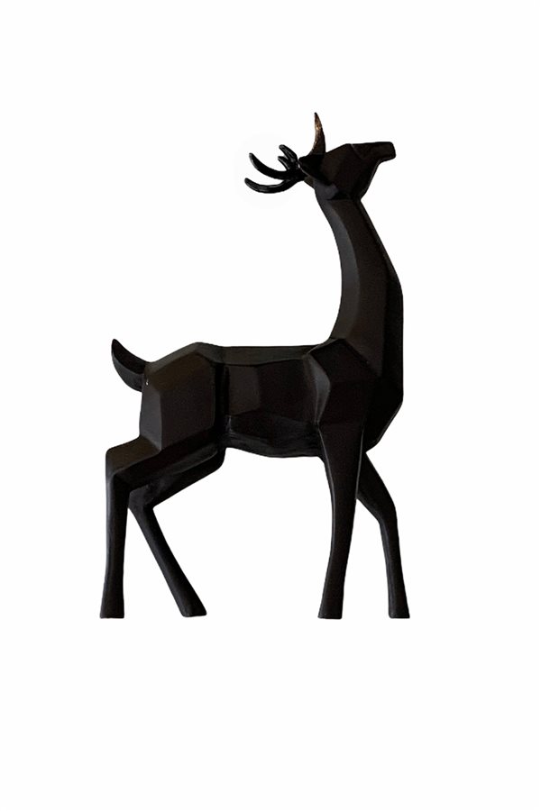 Cubic Black Deer Trinket
