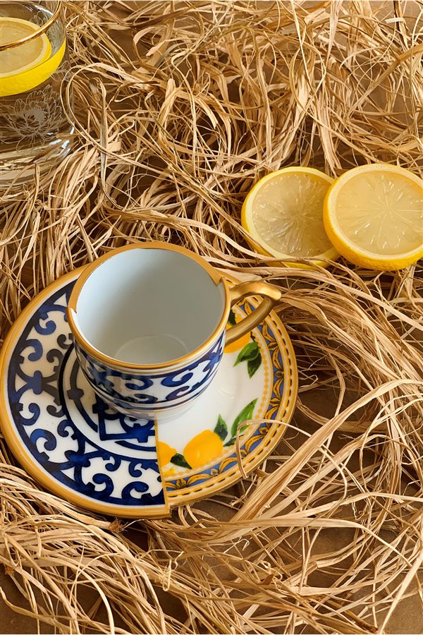 Lemon Series 2-Piece Cup Set