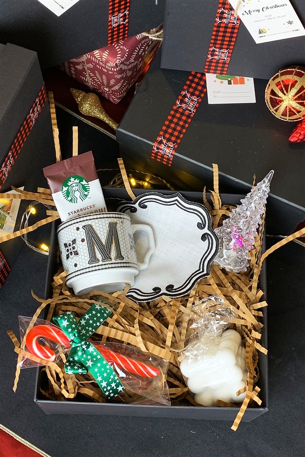 Monogram Letter Mug Gift Box - Letter M