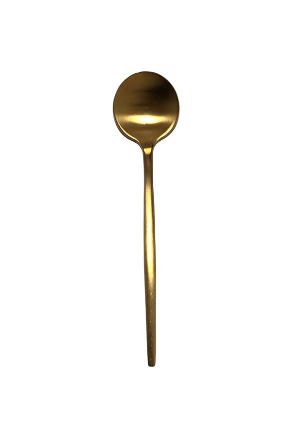 Porta Set of 6 Gold Coffee and Tea Spoon