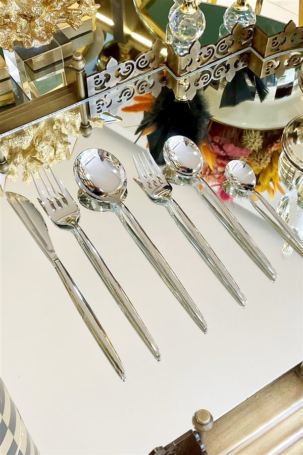 Globe 36 Piece Silver Cutlery Set