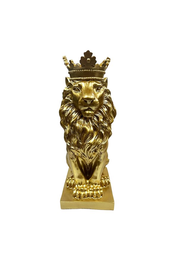 Gold Lion Figure Trinket