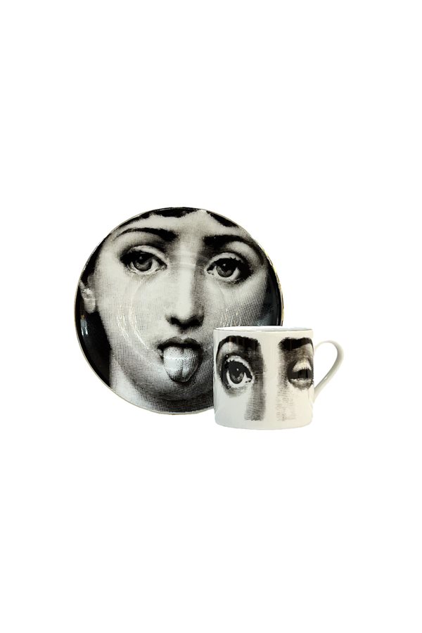 Face Themed Single Coffee Cup Set