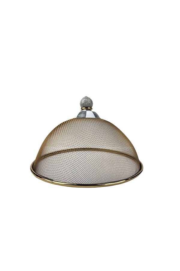 Checkered Gray Small Size Cake Stand Wire