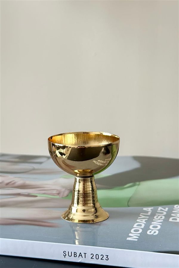Ball 6 Gold Egg Cup & Turkish Delight Holder