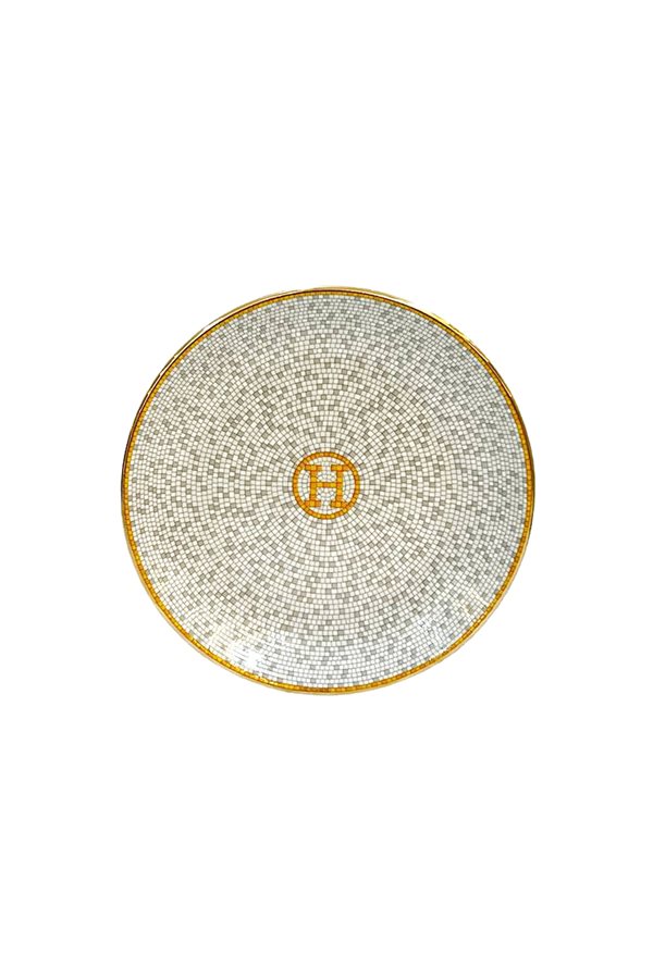 Mozaik Desen Turuncu 6'lı Pasta Tabağı
