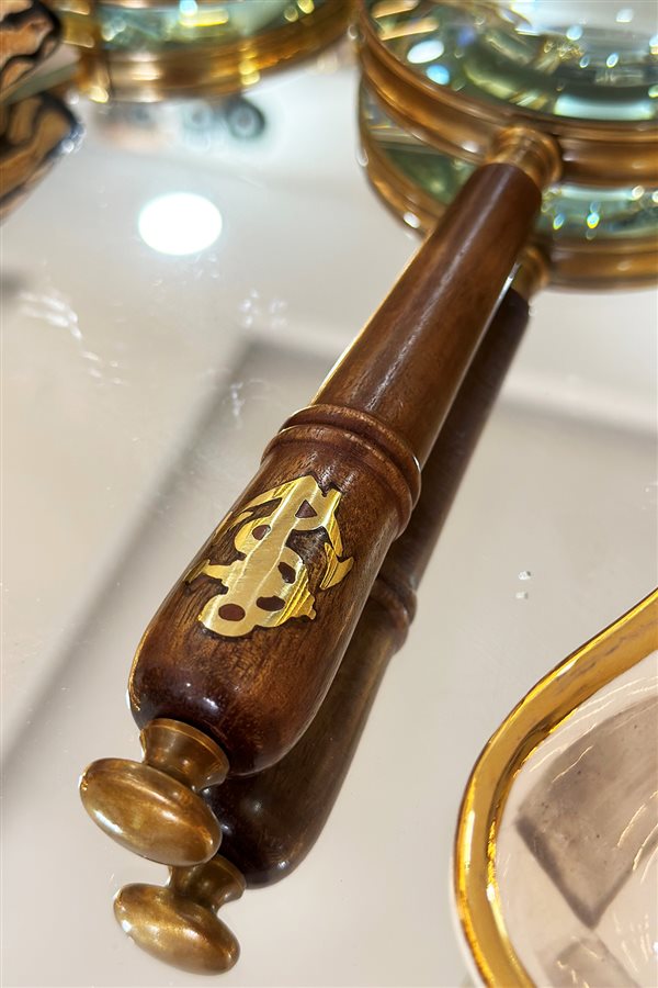 Brass Anchor Crest Magnifier