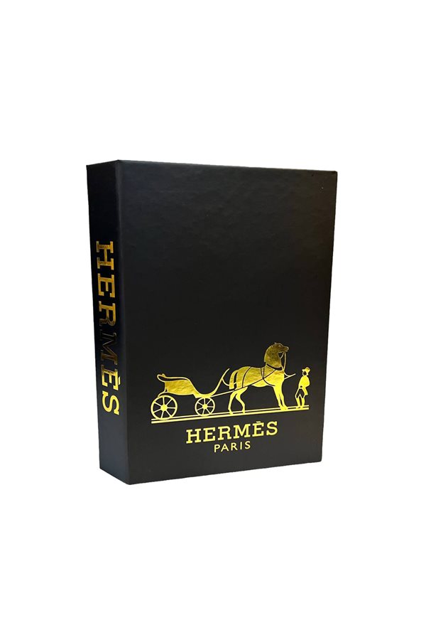 Decorative Book Box - Hermes Black