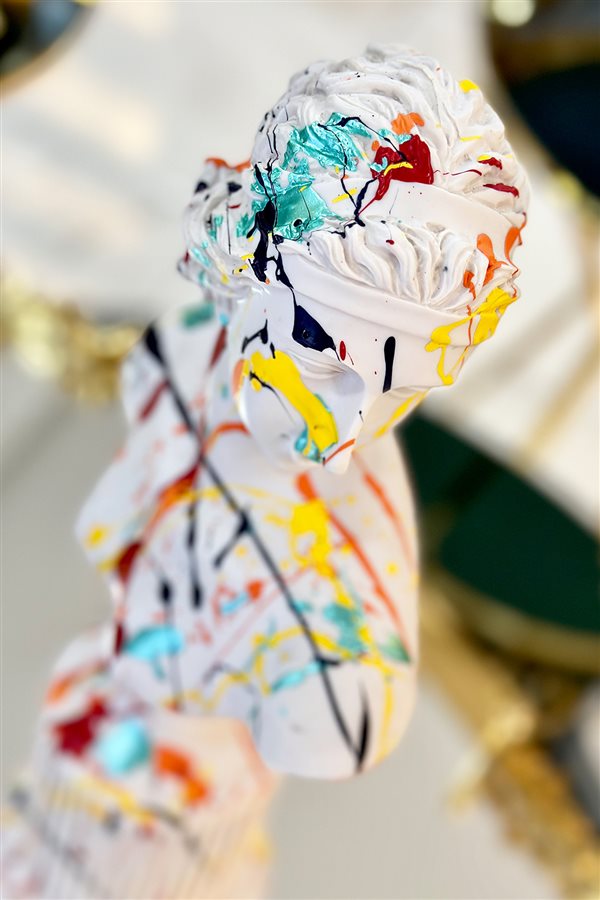 Decorative Colored Lafayette Sculpture