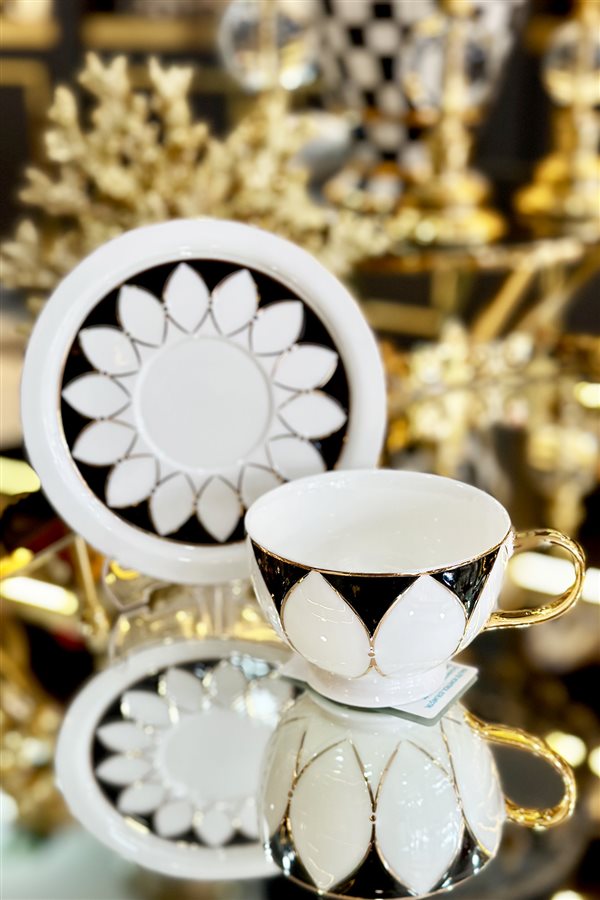 Chubby Siyah 2'li Nescafe Fincan Takımı