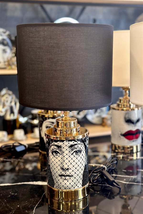 Fishnet Face Lampshade