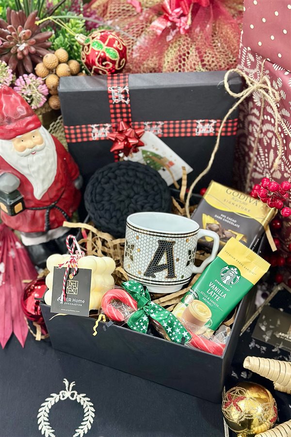 Monogram Letter Mug Gift Box - Letter A