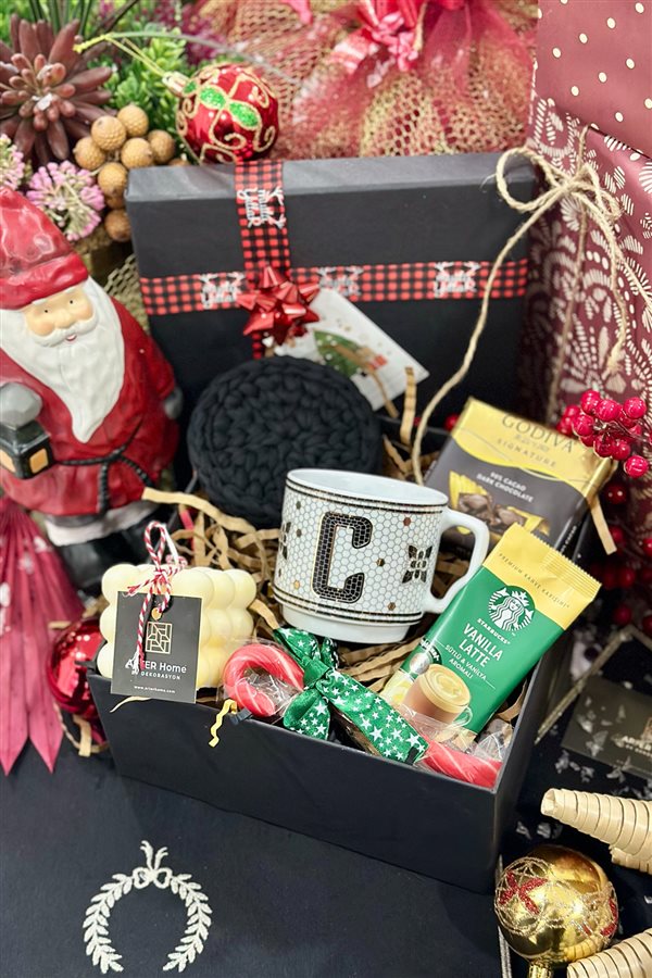 Monogram Letter Mug Gift Box - Letter C