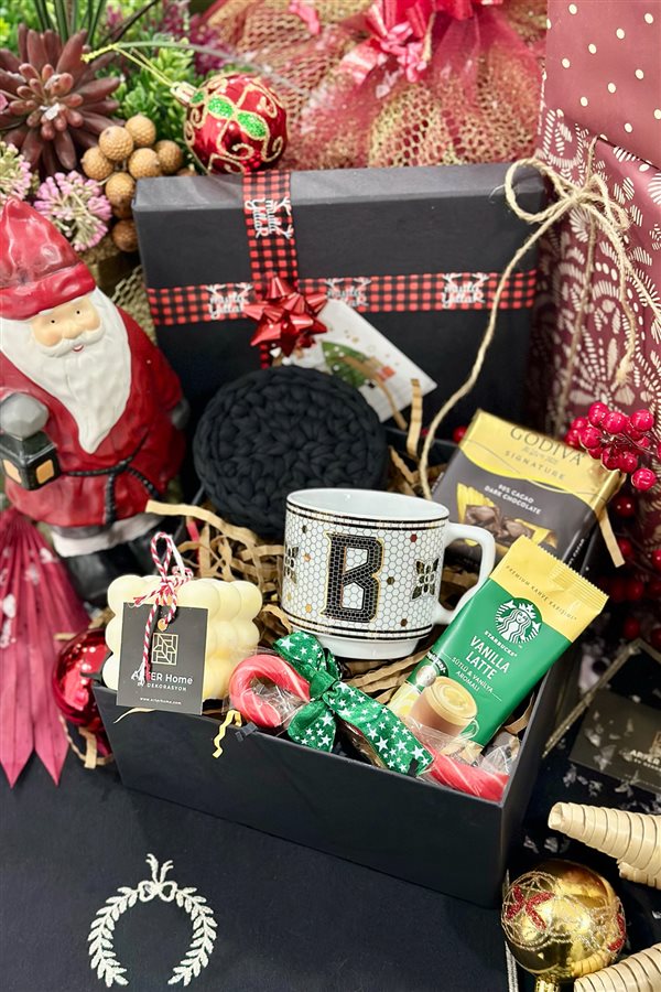 Monogram Letter Mug Gift Box - Letter B
