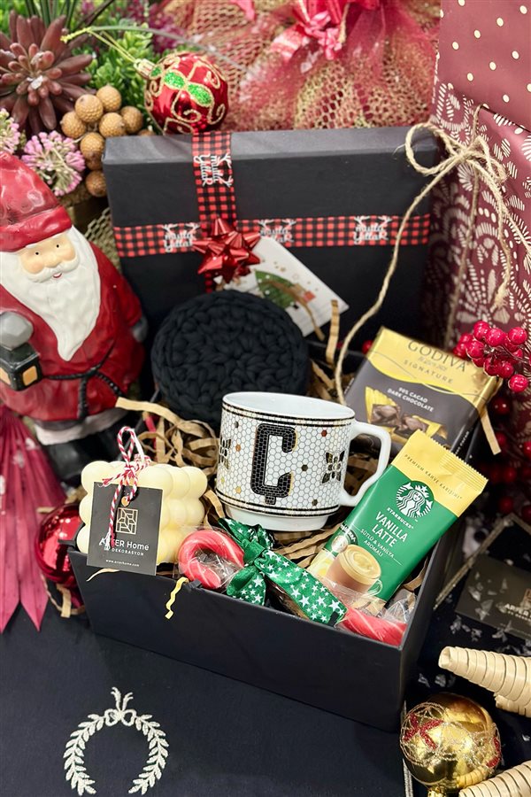Monogram Letter Mug Gift Box - Letter Ç