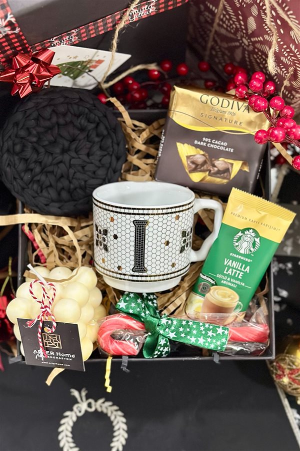 Monogram Letter Mug Gift Box - Letter I