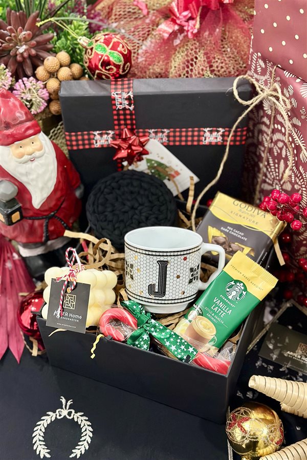 Monogram Letter Mug Gift Box - Letter J