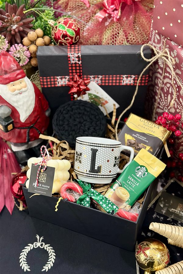 Monogram Letter Mug Gift Box - Letter L