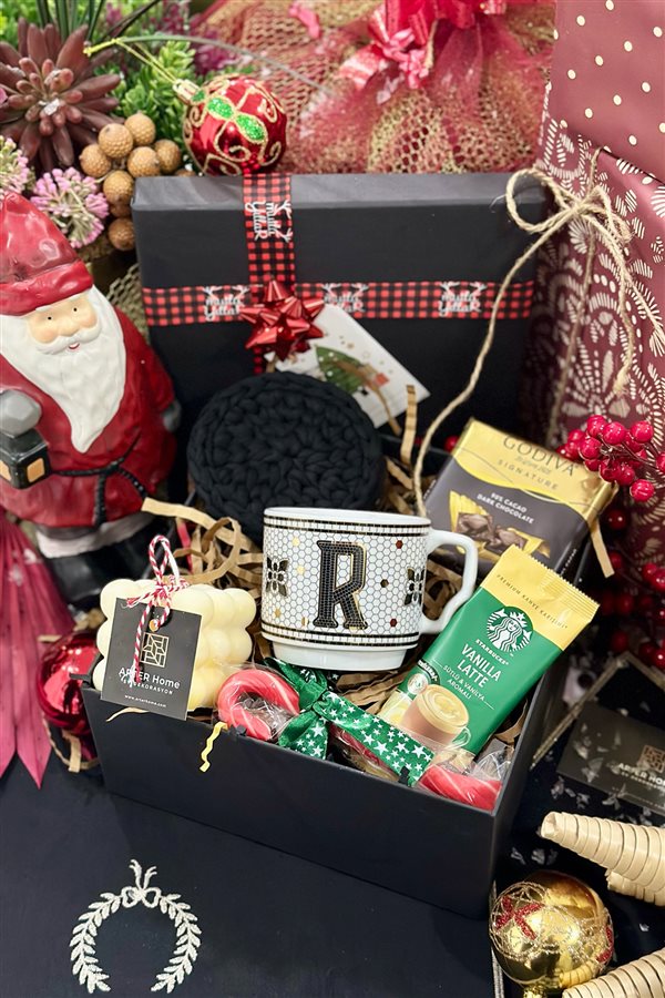 Monogram Letter Mug Gift Box - Letter R