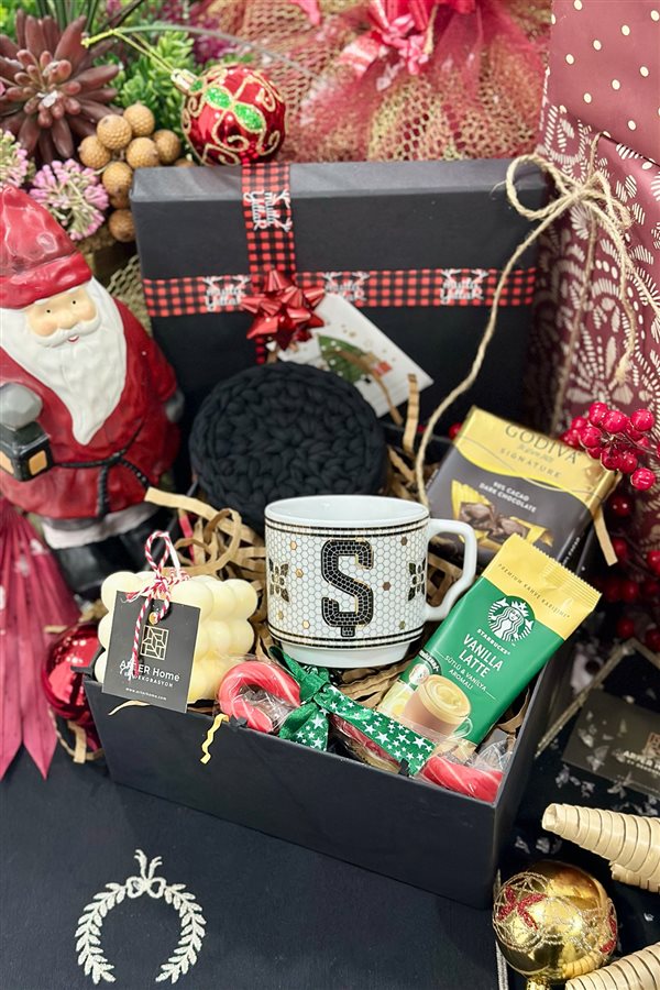 Monogram Letter Mug Gift Box - Letter Ş