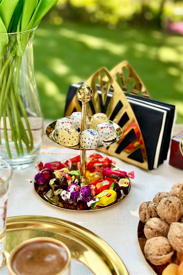 Fold Gold Mini 2 Katlı Kurabiyelik & Sunumluk