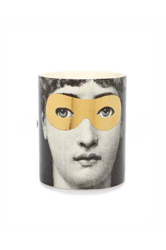 Gold Glasses Face Candle