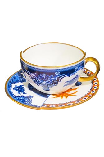 Two Patterned 6-Piece Nescafe Cup