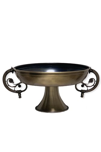 Tumbled Color Brass Flower Pot