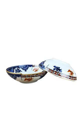 Two Patterned Bowls of 2