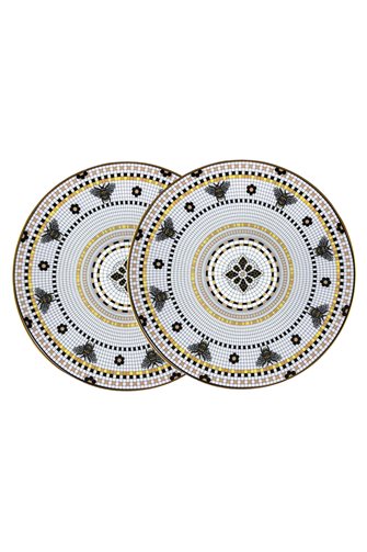 Bee Series 2-Piece Serving Plates