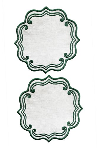 Pure Green Cocktail Napkin 2 Pieces