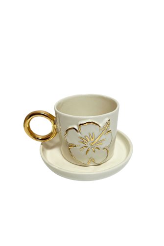 Lily Figured Single Coffee Cup Set