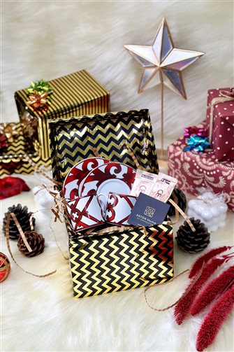 Balcon Pattern Gift Packed Set of 2 Cups