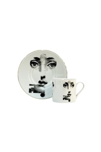 Face Themed Single Coffee Cup Set