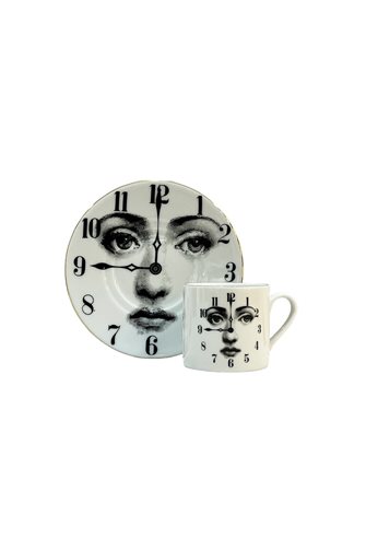 Yüz Temalı Tekli Kahve Fincan Takımı