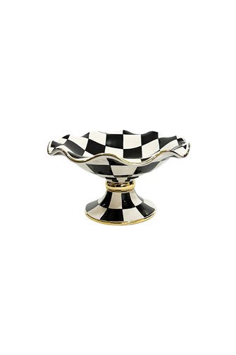 Checkered Black Small Sized Fruit Stand