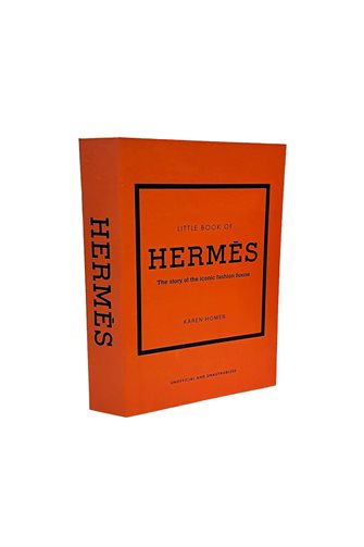 Decorative Book Box - Hermes Orange No 2